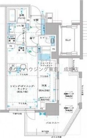 オーパスレジデンス中板橋の物件間取画像